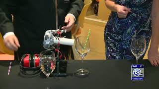 Shatter a wine glass with sound