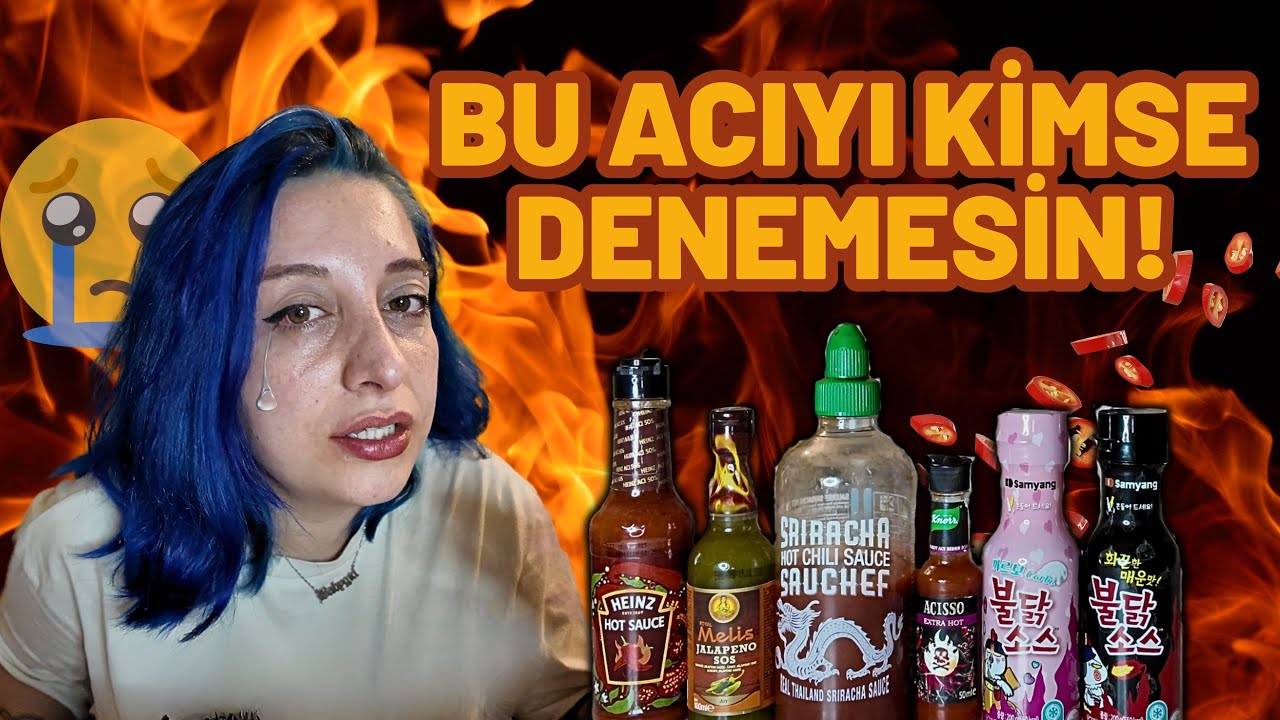 BU SOSU DENEMEYİN! 6 Acı Sos Denedim, Biri AĞLATTI! 😭🔥