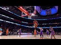 Final minute of 2020 nba rising stars challenge turns into dunk contest