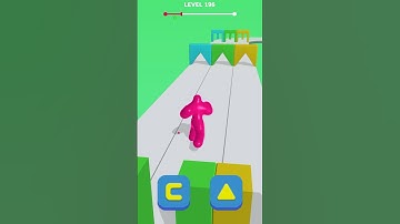 Blob shifter 3d fun race gameplay level 195-196 #trending #gaming #viralshorts