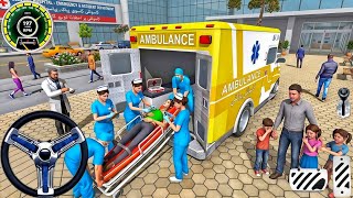 US Ambulance City Rescue Simulator Game - 911 US Emergency Ambulance Driving 3D - Android Gameplay screenshot 4