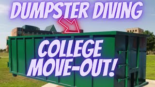 College Move out Dumpster Diving Dorms and Dollar General Scoring recalled tide pods!