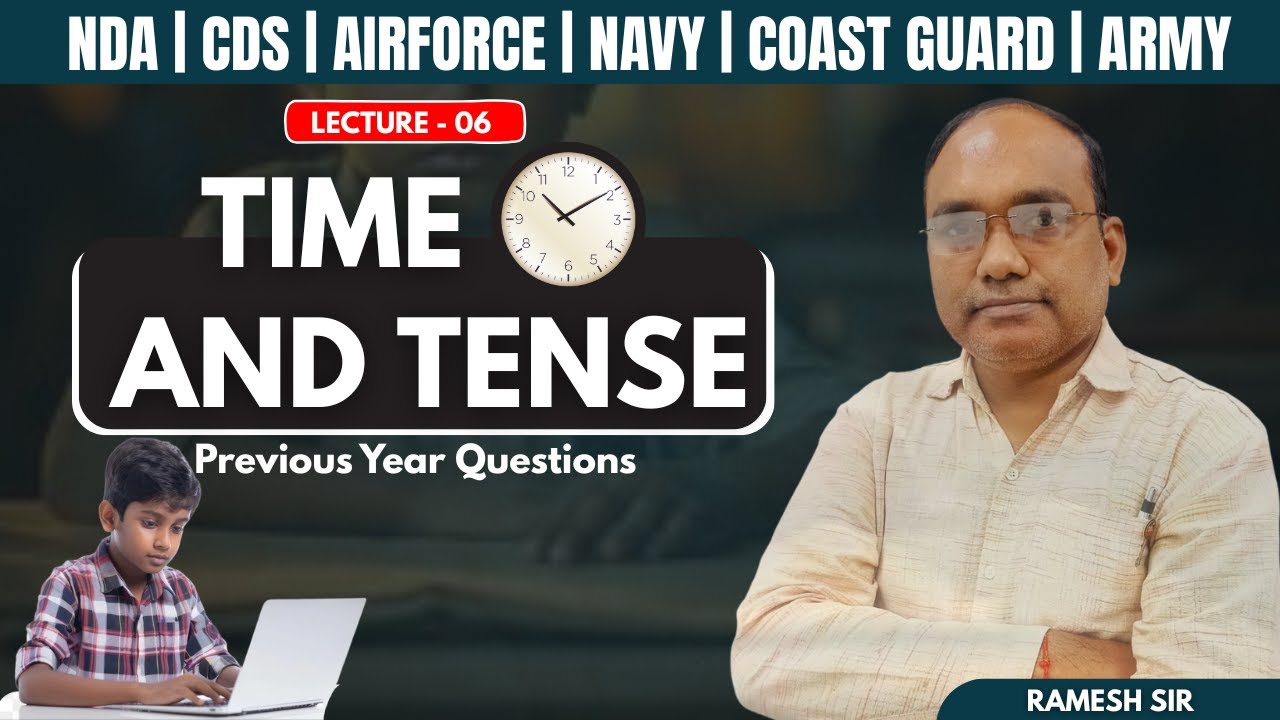 Time & Tense PYQs By Ramesh Sir | Captain Batra Classes Prayagraj - YouTube