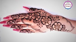 Simple Arabic Henna Mehndi Designs For Beginners By Jyoti Sachdeva