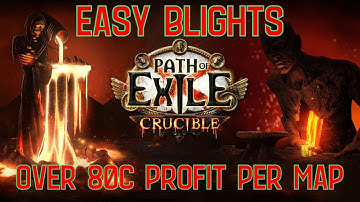 In-map Blights can easily net you over 80c profit per map.