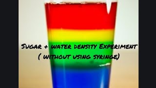 #shorts 😍full link in the description 😎sugar water density Experiment😍