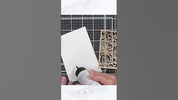 How to make WAVES using a die-cut! #altenew #fyp #papercrafting #cardmaking #crafting