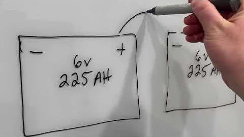 How to wire two 6V batteries to get 12V