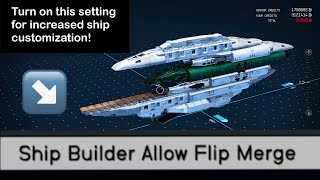How to use Flip Merge in Starfield to make better ships