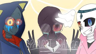 Parrot dance Undertale AU (ft. My three fav. Animators)