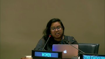 Nausheen Khan’s intervention at the  HLPF 2015: http://webtv.un.org
