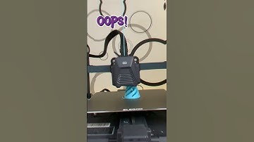 "Epic 3D Print Fail: Hilarious Timelapse Blunder! 😂🛠️ #3DPrinting #Timelapse #Fail"