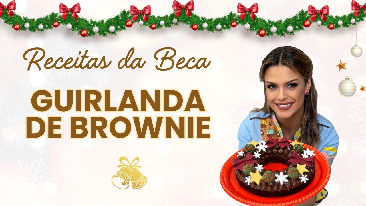 Como fazer Guirlanda de Brownie