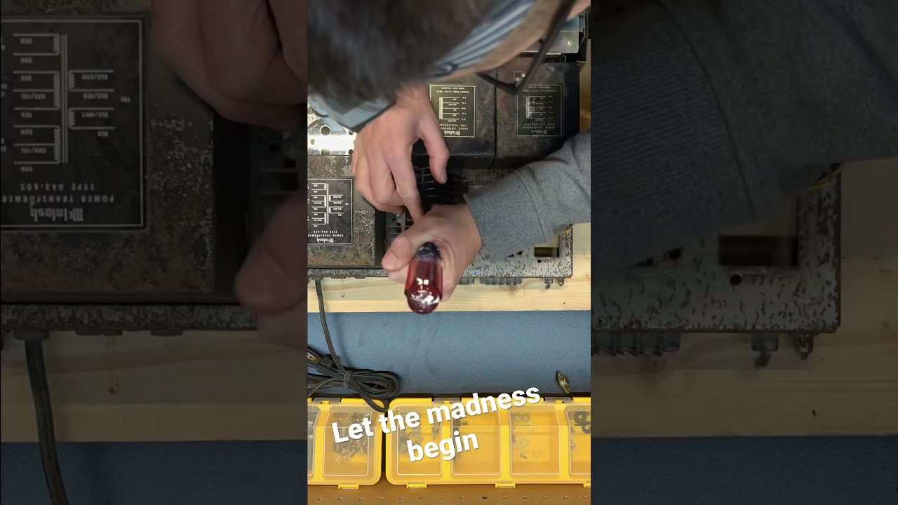 Abused McIntosh MC2505 finally getting some attention