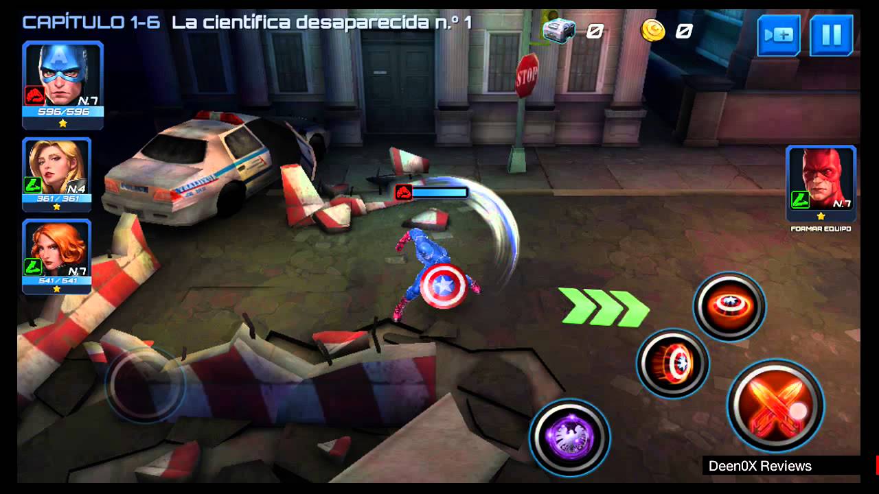 GPD Q9 · Marvel Future Fight Gameplay 1 x3600h