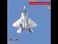 【F-22ラプター】急上昇＞空中停止してから、後ろ向きに落っこちる 【 #テールスライド 】 #shorts