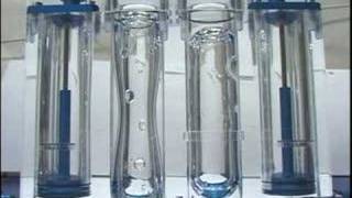 Fluid Spheres on ISS inside Fluid Tube