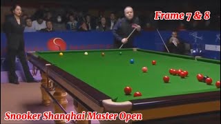 Snooker Shanghai Master Open Ronnie O’Sullivan VS Shaun Murphy ( Frame 7 & 8 )