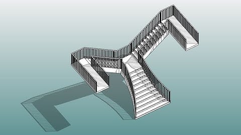 Revit Exercise (Day 150) - Bifurcated Stairs Exercise