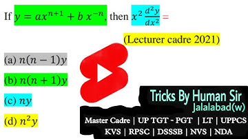 Derivative Tricks For PGT TGT teacher | Derivative Class 12 Math Tricks  #Maths#pgt_tgt_math#shorts