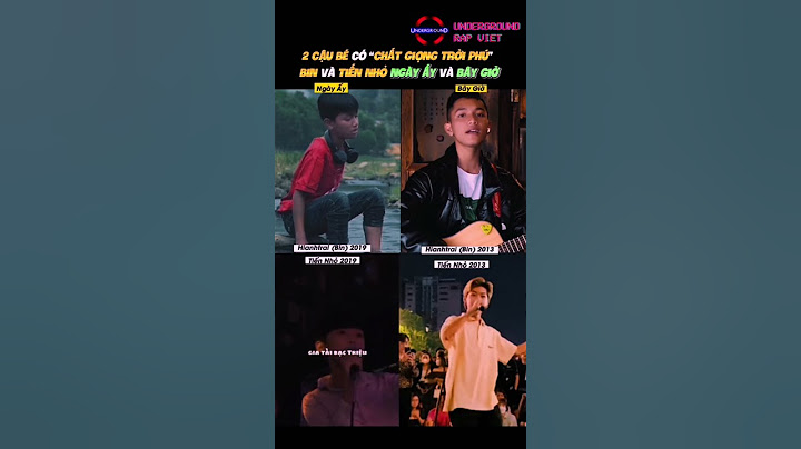 Tiến Nhỏ lớn lên đẹp trai thật, Bin và Tiến Nhỏ thật sự đều rất tài năng #underground #rapviet #fypシ