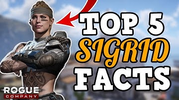 TOP 5 Sigrid FACTS! | Rogue Company Facts You DIDN’T Know