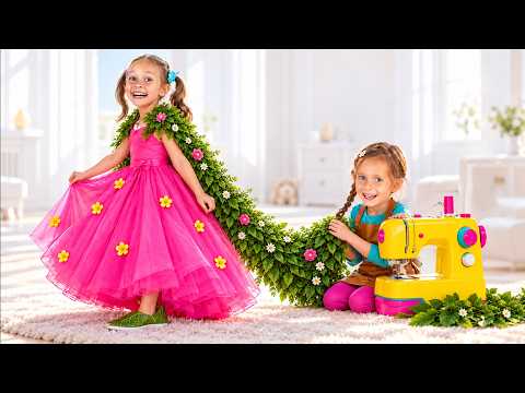 Maya cose vestidos nuevos… ¡pero cada vestido tiene un problema!