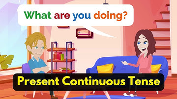 Present Continuous Tense English Speaking 2 | Learn English Through Conversation (For Beginners)
