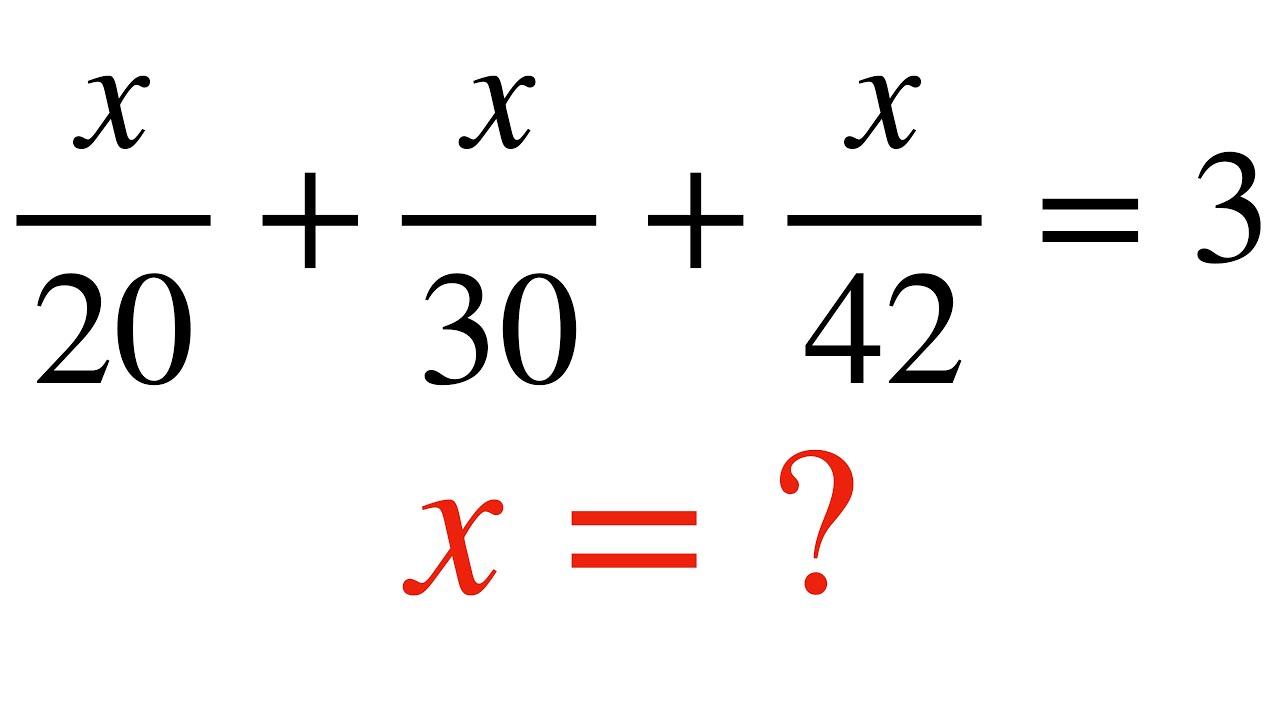 Fun Math Challenge - YouTube