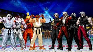Kof Mugen Ryu Ken Team Vs Rugal Adel Team