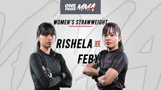 RISHELA OSKA VS FEBY MAMUAYA | FULL FIGHT ONE PRIDE MMA 75 LOCAL PRIDE #10 JAKARTA