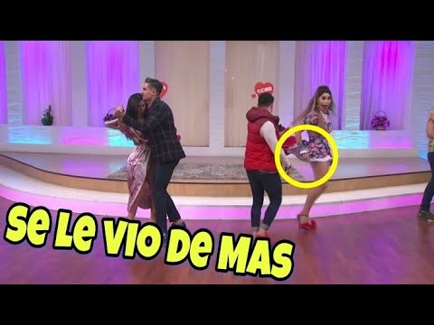 ¡Tremendo descuido de Daniela! | Se le vio el Cul0