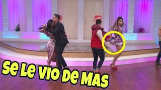 ¡Tremendo descuido de Daniela! | Se le vio el Cul0