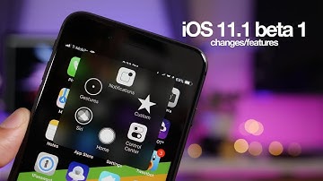 New iOS 11.1 beta 1 features / changes!