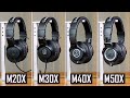 Which Studio Headphones Should You Buy? - Audio Technica ATH-M20X, M30X, M40X & M50X Review (2021)