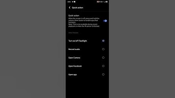 iq Z3 quick action enable tourch, camera, record audio quickly when mobile is off