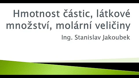 Jaká je molekulová relativní hmotnost sloučeniny?