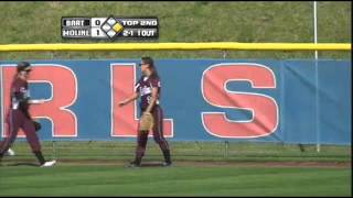 Moline s Kaitlyn Knary Robs Bartlett s Tori Burke of 2 Run Homer