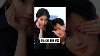 CUTE CHA EUN WOO & IU in ONE FRAME! #chaeunwoo #iu #kpop #chaumet #kdrama #shorts #viralvideo