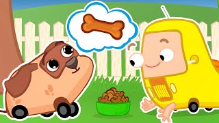 O cachorrinho da Família Wheelzy! Desenhos animados em português. Desenho animado infantil