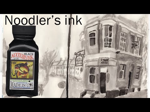 Bulletproof Eel Noodler's Fountain Pen Ink-Black