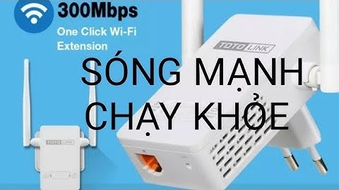 riset lại và cài đặt kích sóng wifi TOTO LINK EX 200