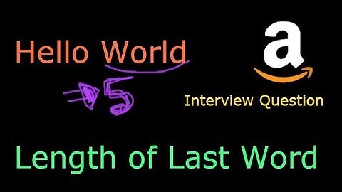 Leetcode 58 Length of Last Word - Top 150 Interview Question - Python