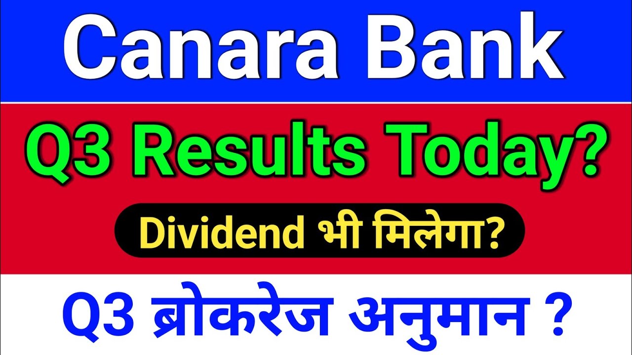 Canara Bank Result Today,  Canara Bank Share Latest News, Canara Bank Share News