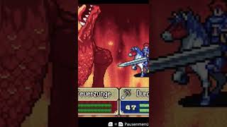Eliwood defeating the final boss fire dragon #fireemblem