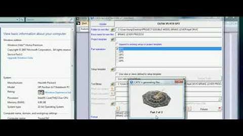 Running VERICUT 6.2 on WinVista
