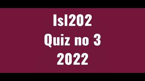 isl202 quiz 3 | Spring isl202 | isl202 quiz 3 2022