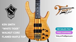 Ken Smith White Tiger 4-String: The ICONIC Burpy Sound (And It's Under 9 lbs!)