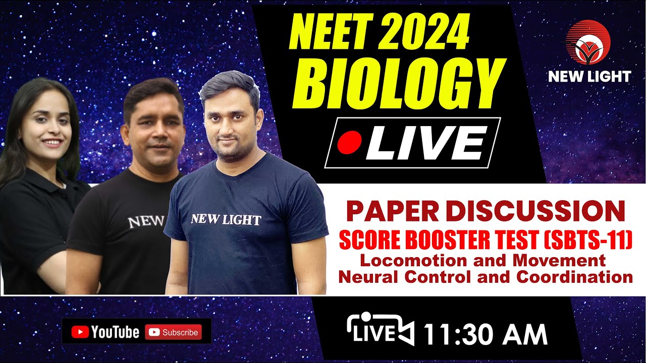 LIVE NEET 2024 | SCORE BOOSTER TEST (SBTS-11) | Biology Paper ...