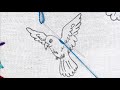 JUST amazing bird embroidery design with simple stitch Needle Point Art Embroidery pattern